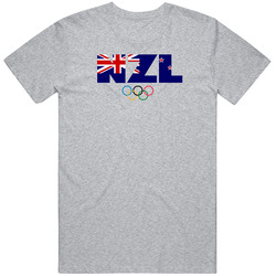New Zealand Flag Olympic Country Abbreviation T Shirt New Zealand Flag Olympic Country Abbreviation T Shirt