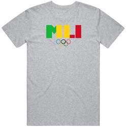 Mali Flag Olympic Country Abbreviation T Shirt Mali Flag Olympic Country Abbreviation T Shirt