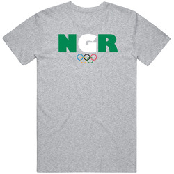 Nigeria Flag Olympic Country Abbreviation T Shirt Nigeria Flag Olympic Country Abbreviation T Shirt