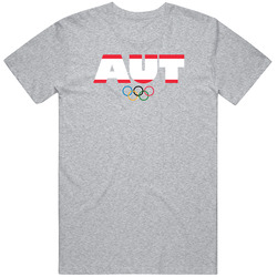 Austria Flag Olympic Country Abreviation T Shirt