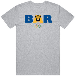 Barbados Flag Olympic Country Abreviation T Shirt