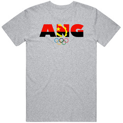 Angola Flag Olympic Country Abreviation T Shirt Angola Flag Olympic Country Abreviation T Shirt