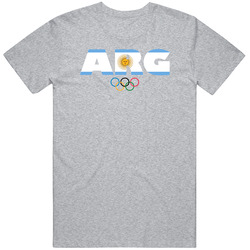 Argentina Flag Olympic Country Abreviation T Shirt Argentina Flag Olympic Country Abreviation T Shirt