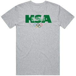 Saudi Arabia Flag Olympic Country Abbreviation T Shirt Saudi Arabia Flag Olympic Country Abbreviation T Shirt