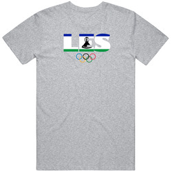 Lesotho Flag Olympic Country Abbreviation T Shirt Lesotho Flag Olympic Country Abbreviation T Shirt