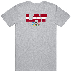 Latvia Flag Olympic Country Abbreviation T Shirt Latvia Flag Olympic Country Abbreviation T Shirt
