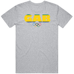 Gabon Flag Olympic Country Abbreviation T Shirt Gabon Flag Olympic Country Abbreviation T Shirt