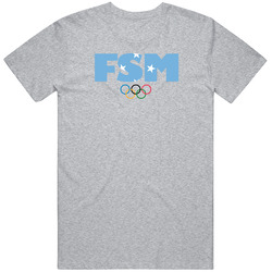 Federated States Of Micronesia Flag Olympic Country Abbreviation T Shi