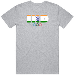 India Flag Olympic Country Abbreviation T Shirt