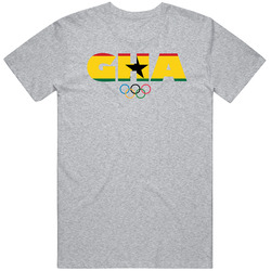 Ghana Flag Olympic Country Abbreviation T Shirt