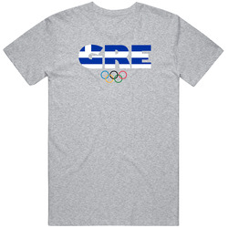 Greece Flag Olympic Country Abbreviation T Shirt