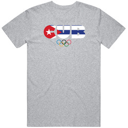 Cuba Flag Olympic Country Abbreviation T Shirt