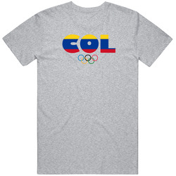 Colombia Flag Olympic Country Abbreviation T Shirt