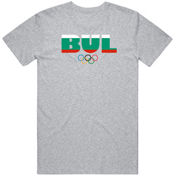 Bulgaria Flag Olympic Country Abreviation T Shirt