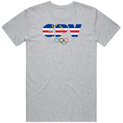 Cape Verde Flag Olympic Country Abbreviation T Shirt