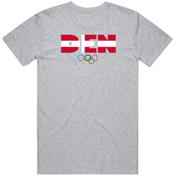 Denmark Flag Olympic Country Abbreviation T Shirt