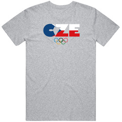 Czech Republic Flag Olympic Country Abbreviation T Shirt