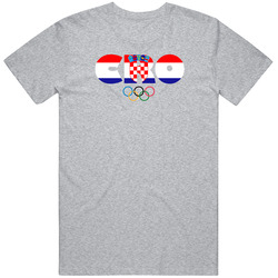 Croatia Flag Olympic Country Abbreviation T Shirt