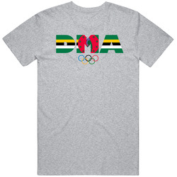 Dominica Flag Olympic Country Abbreviation T Shirt