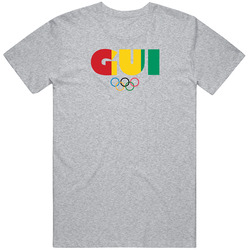 Guinea Flag Olympic Country Abbreviation T Shirt
