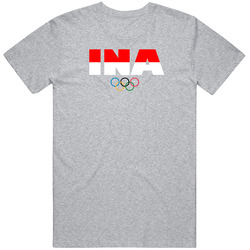 Indonesia Flag Olympic Country Abbreviation T Shirt