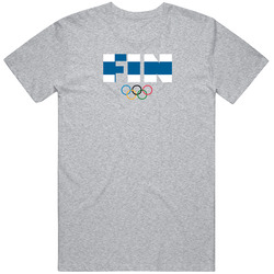 Finland Flag Olympic Country Abbreviation T Shirt Finland Flag Olympic Country Abbreviation T Shirt