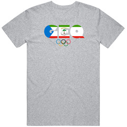 Equitorial Guinea Flag Olympic Country Abbreviation T Shirt Equitorial Guinea Flag Olympic Country Abbreviation T Shirt