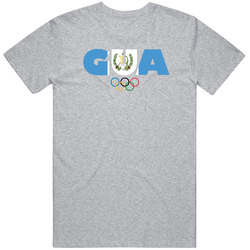 Guatemala Flag Olympic Country Abbreviation T Shirt Guatemala Flag Olympic Country Abbreviation T Shirt