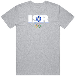 Israel Flag Olympic Country Abbreviation T Shirt Israel Flag Olympic Country Abbreviation T Shirt