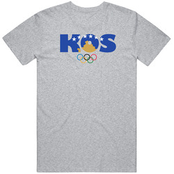 Kosovo Flag Olympic Country Abbreviation T Shirt Kosovo Flag Olympic Country Abbreviation T Shirt