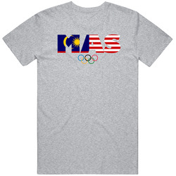 Malaysia Flag Olympic Country Abbreviation T Shirt Malaysia Flag Olympic Country Abbreviation T Shirt