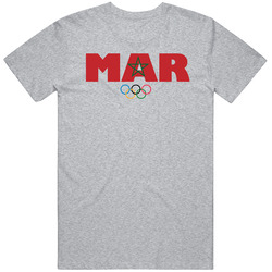 Morocco Flag Olympic Country Abbreviation T Shirt Morocco Flag Olympic Country Abbreviation T Shirt
