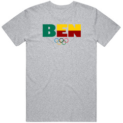 Benin Flag Olympic Country Abreviation T Shirt