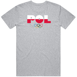 Poland Flag Olympic Country Abbreviation T Shirt Poland Flag Olympic Country Abbreviation T Shirt