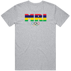 Mauritius Flag Olympic Country Abbreviation T Shirt Mauritius Flag Olympic Country Abbreviation T Shirt