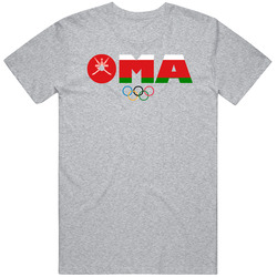 Oman Flag Olympic Country Abbreviation T Shirt Oman Flag Olympic Country Abbreviation T Shirt
