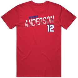 Yvonne Anderson 12 Serbia Favorite Olympics Athlete T Shirt
