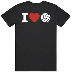 I Heart Love Volleyball T Shirt