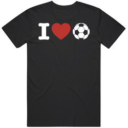 I Heart Love Soccer T Shirt