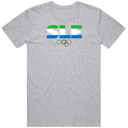 Sierra Leone Flag Olympic Country Abbreviation T Shirt