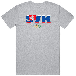 Slovakia Flag Olympic Country Abbreviation T Shirt