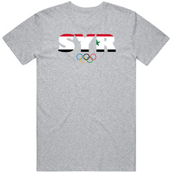 Syria Flag Olympic Country Abbreviation T Shirt