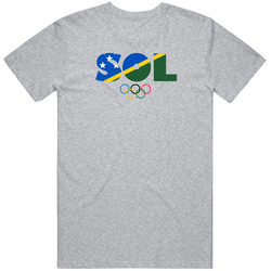 Solomon Islands Flag Olympic Country Abbreviation T Shirt
