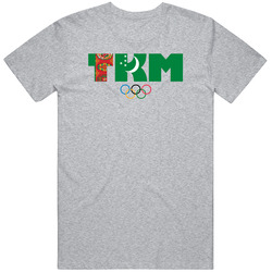Turkmenistan Flag Olympic Country Abbreviation T Shirt