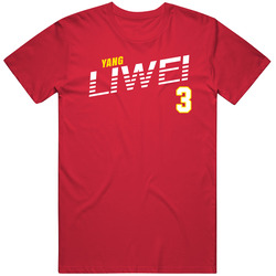 Yang Liwei 3 China Favorite Olympics Athlete T Shirt