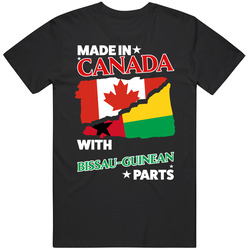 Made In Canada With Bissau Guinean Parts T Shirt