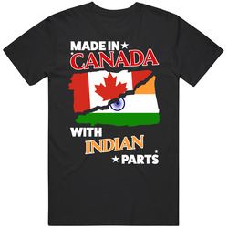 Made In Canada With Indian Parts T Shirt