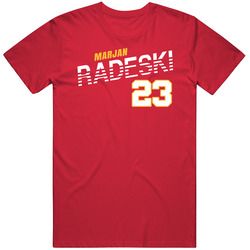 Marjan Radeski 23 North Macedonia Soccer Team Player T Shirt