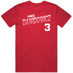 Pawel Dawidowicz 3 Poland Soccer Team Player T Shirt