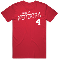 Tomasz Kedziora 4 Poland Soccer Team Player T Shirt